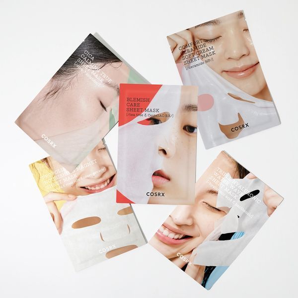 Cosrx - Hydrium Triple Hyaluronic Water Wave Sheet Mask - Nawilżająca maseczka w płachcie z potr&oacute;jnym kwasem hialuronowym - 21 ml cosrx_4489 zdjęcie