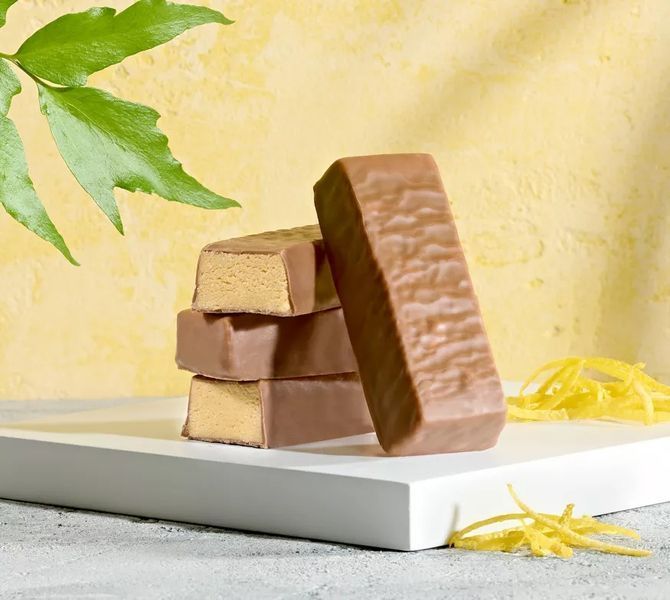 Протеїнові батончики зі смаком лимону Гербалайф 14 батончиків по 35г SKU0260 фото