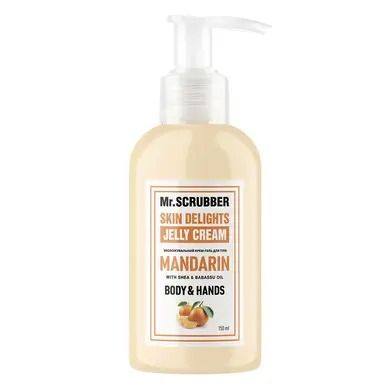 Cream gel for body and hands SKIN DELIGHTS Mandarin Mr.SCRUBBER MS0030 photo