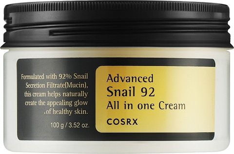 COSRX Advanced Snail 92 All in one cream 100ml - зволожуючий крем для сяяння шкіри  cosrx7 фото