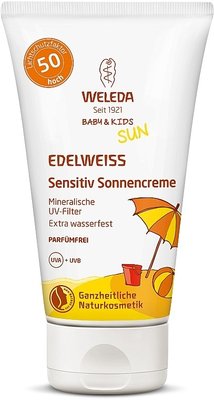 Weleda Edelweiss Baby & Kids Sun SPF 50 sunscreen for sensitive skin WEL01626 photo