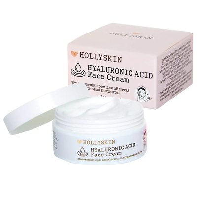 Зволожувальний крем для обличчя з гіалуроновою кислотою HOLLYSKIN Hyaluronic Acid Face Cream H0212 фото