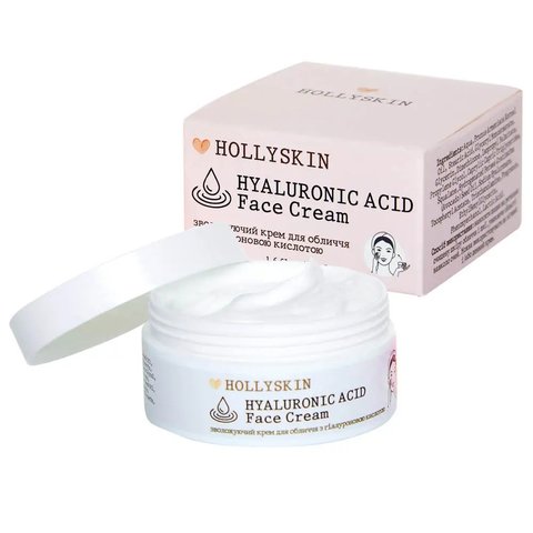 Moisturizing face cream with hyaluronic acid HOLLYSKIN Hyaluronic Acid Face Cream H0212 photo