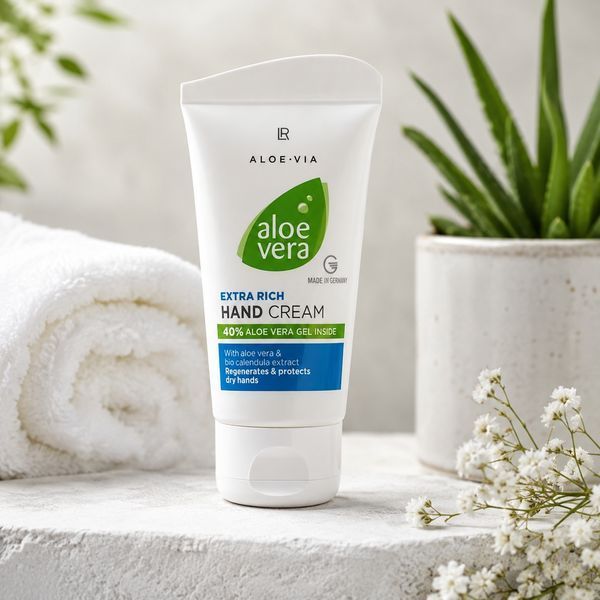 ALOE VIA Aloe Vera 40% Odżywczy krem ​​do rąk 75 ml LR20613 zdjęcie
