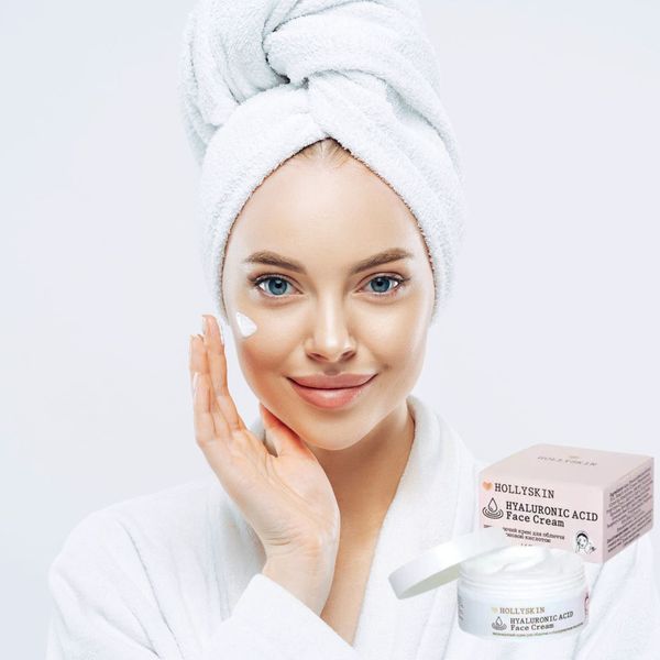 Зволожувальний крем для обличчя з гіалуроновою кислотою HOLLYSKIN Hyaluronic Acid Face Cream H0212 фото