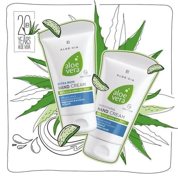ALOE VIA Aloe Vera 40% Поживний крем для рук 75 мл LR20613 фото