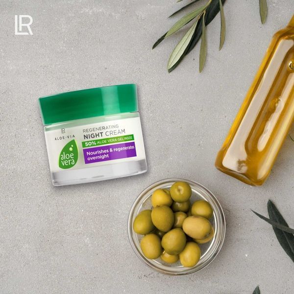 Aloe Vera Регенеруючий нічний крем ALOE VIA (Regenerating Night Cream) 50 мл LR20675 фото