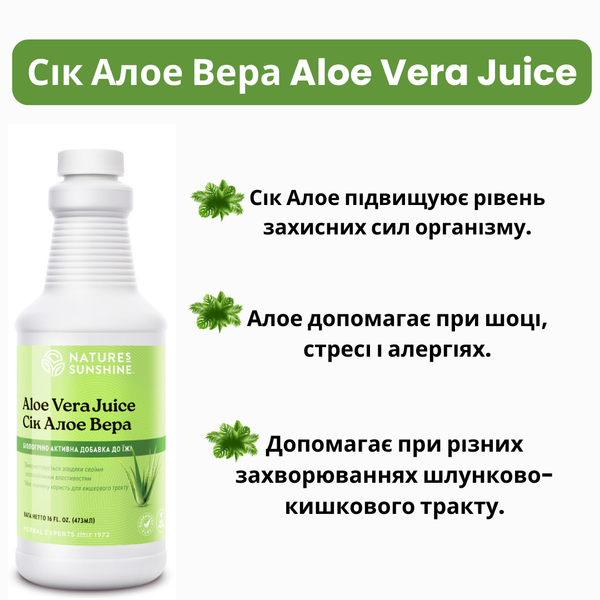 Сок Алоэ Вера Aloe Vera Juice NSP NSP4186 фото