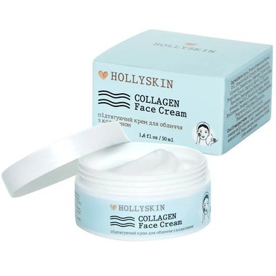 Підтягувальний крем для обличчя з колагеном HOLLYSKIN Collagen Face Cream H0216 фото