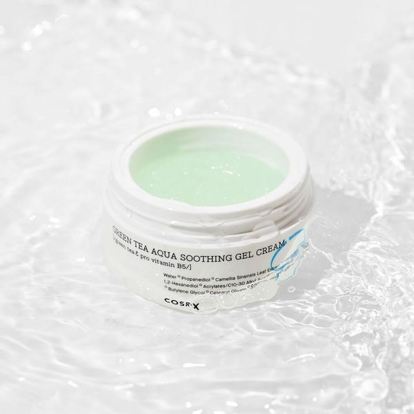 Cosrx Hydrium Green Tea Aqua Soothing Gel Cream - nawilżający krem żelowy Cosrx_1535 zdjęcie