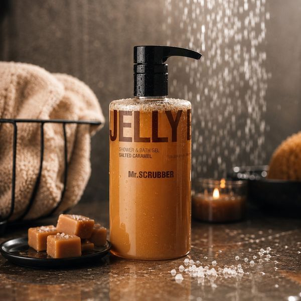 Mr.SCRUBBER Salted Caramel Jelly Bubbles Shower Gel MRS1872 photo