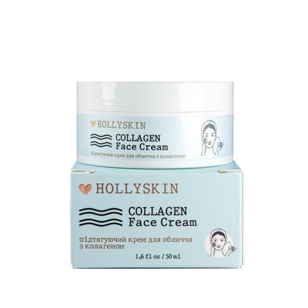 Подтягивающий крем для лица с коллагеном Collagen Face Cream HOLLYSKIN, 50 мл H0216 фото