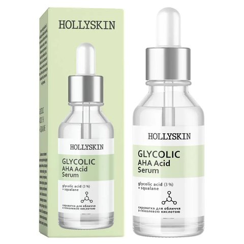 HOLLYSKIN Serum z kwasem glikolowym i kwasami AHA  H0025 zdjęcie