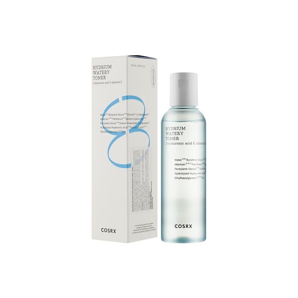 Cosrx Hydrium Watery Toner — зволожуючий тонер з гіалуроновою кислотою і вітаміном B5 cosrx54 фото