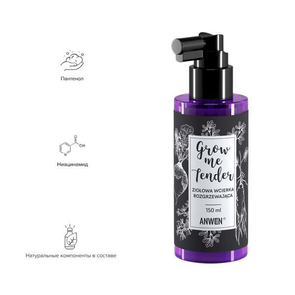 Лосьйон для стимуляції росту волосся Anwen Grow me Tender, 150 мл ANW03278 фото
