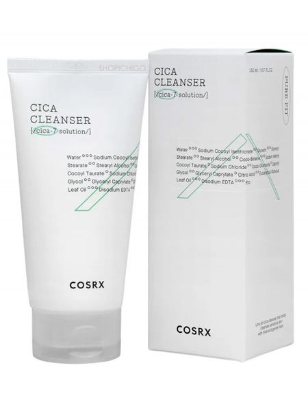 Cosrx Pure Fit Cica Cleanser - delikatnie pieniący się płyn oczyszczający z centellą  cosrx57 zdjęcie