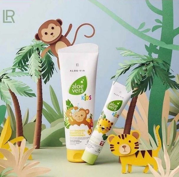 Aloe Vera Kids Шампунь-кондиционер для волос и тела ALOE VIA LR, 250 мл LR20328 фото