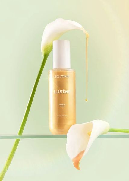 Błyszczący spray do ciała HOLLYSKIN Luster Gold, 150 ml H0325 zdjęcie