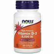 Vitamin D-3 Now Foods 5000 IU NF1789 photo