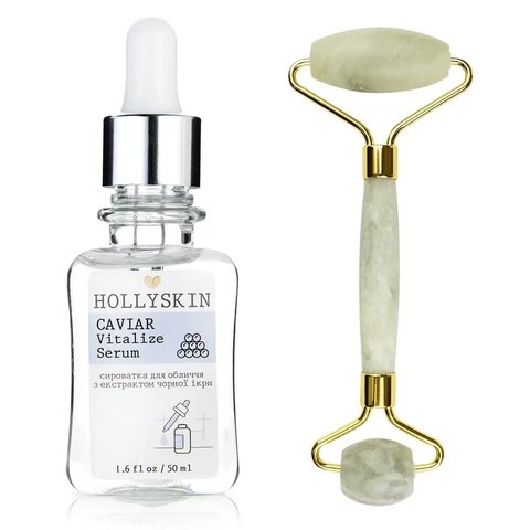HOLLYSKIN Caviar Vitalise Serum + Roller do twarzy H0094 zdjęcie