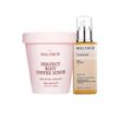 Scrub for perfectly smooth skin HOLLYSKIN + Shimmer HOLLYSKIN Luster Body Shimmer gold, 300 g + 125 ml