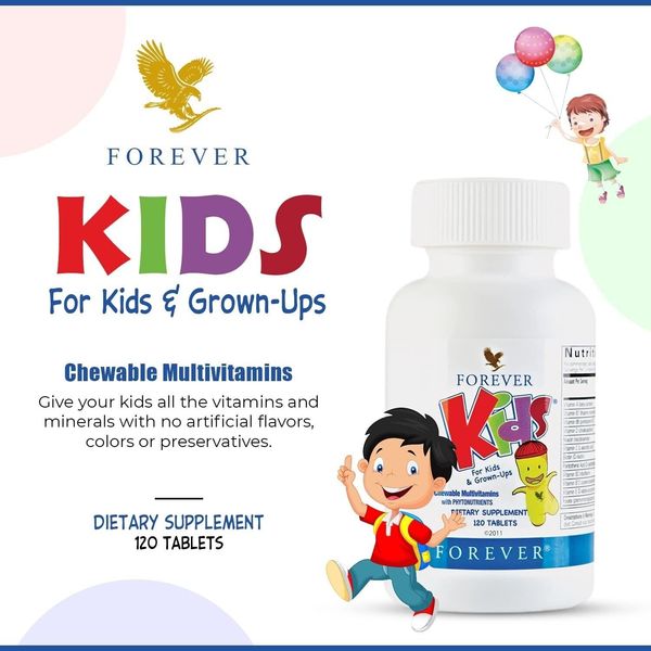 Multivitamins for children and adolescents Forever Kids FLP00354 photo