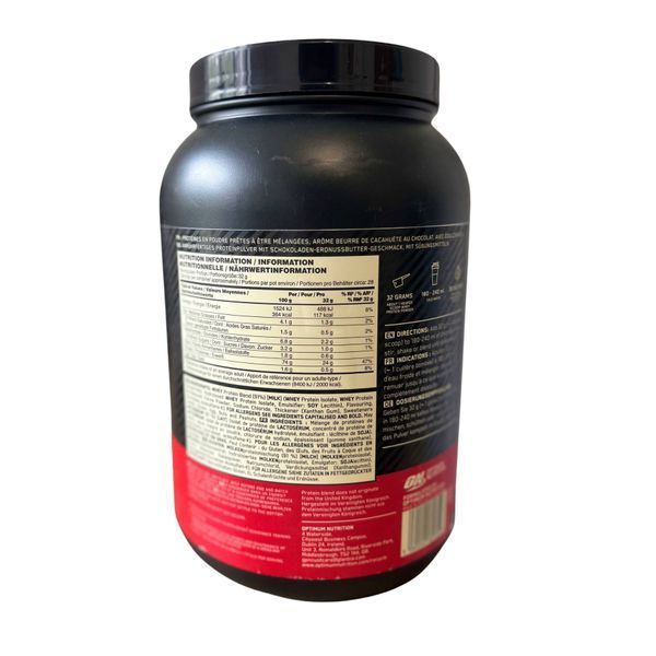 Optimum Nutrition, 100% Whey Gold Standard (UK), 909 грамів, шоколадно - арахісове масло 33618-896g-Chocpeanut фото Optimum Nutrition, 100% Whey Gold Standard (UK), 909 грамів, шоколадно - арахісове масло 33618-896g-Chocpeanut фото
