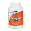 Dietary supplement fatty acids in gelatin capsules Now Foods Omega-3, 500 caps