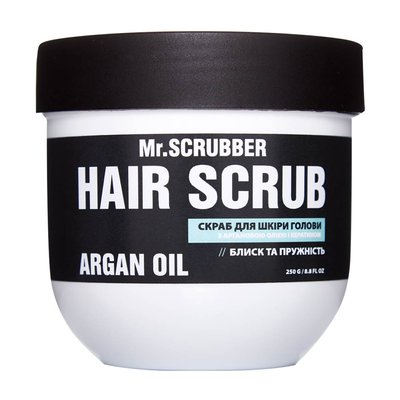 Скраб для шкіри голови та волосся з олією аргани і кератином Hair Scrub Argan Oil MRS0319 фото