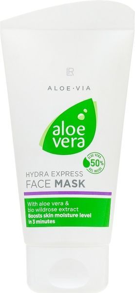 Aloe Vera Зволожуюча експрес-маска для обличчя LR ALOE VIA, 75 мл LR20689 фото