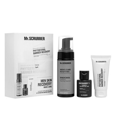 Подарунковий набір для чоловіків Mr.SCRUBBER Men Skin Recovery Basic Care MR1751 фото