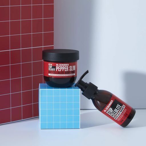 Зігрівальне антицелюлітне обгортання для тіла Stop Cellulite Pepper Slim Mr.SCRUBBER MS0439 фото
