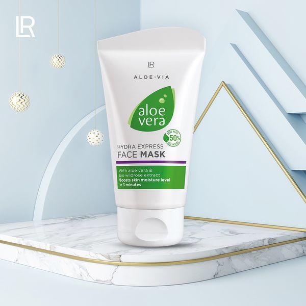 Aloe Vera Зволожуюча експрес-маска для обличчя LR ALOE VIA, 75 мл LR20689 фото