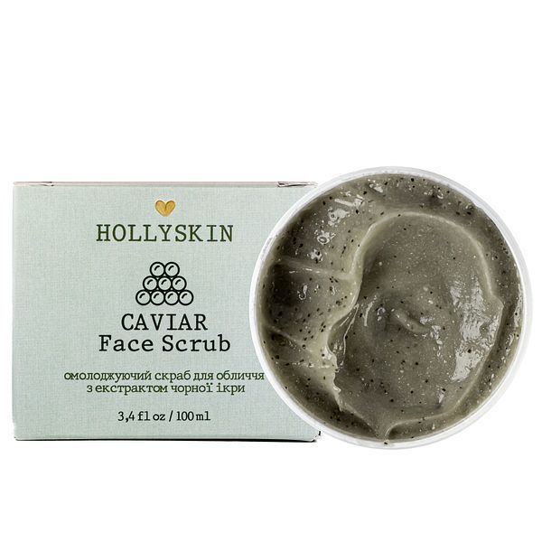 Скраб для обличчя з екстрактом чорної ікри Caviar Face Scrub H0209 фото
