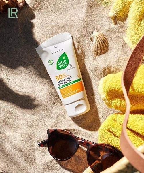 Сонцезахисний антивіковий флюїд LR Health and Beauty Aloe Via Aloe Vera Anti-Aging Sun Fluid SPF 50 LR23114 фото