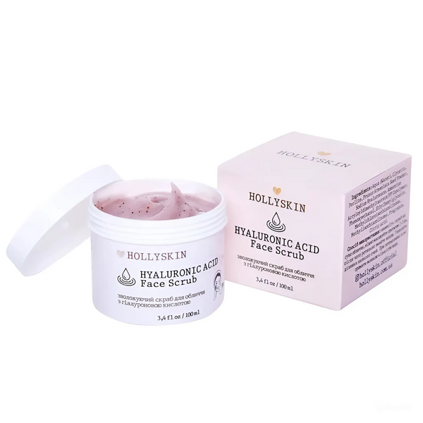 Скраб для обличчя з гіалуроновою кислотою Hollyskin Hyaluronic Acid Face Scrub H0207 фото