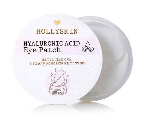 Тканинні патчі під очі з гіалуроновою кислотою Hyaluronic Acid Eye Patch HOLLYSKIN H0011 фото