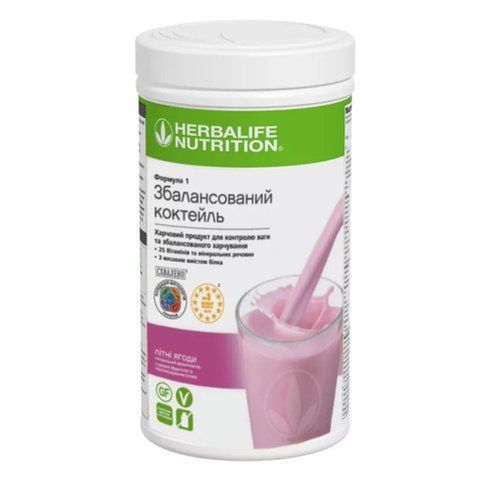 Zbilansowany koktajl Formuła 1 Letnie jagody, Herbalife (USA) SKU4470 zdjęcie