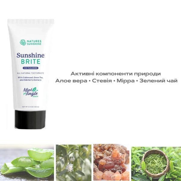 Зубна паста з екстрактом листя зеленого чаю NSP2851 фото