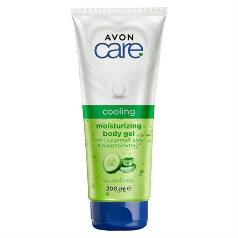 Avon Moisturizing body gel "Refreshing care" with cucumber extract, aloe and menthol  1487546 photo