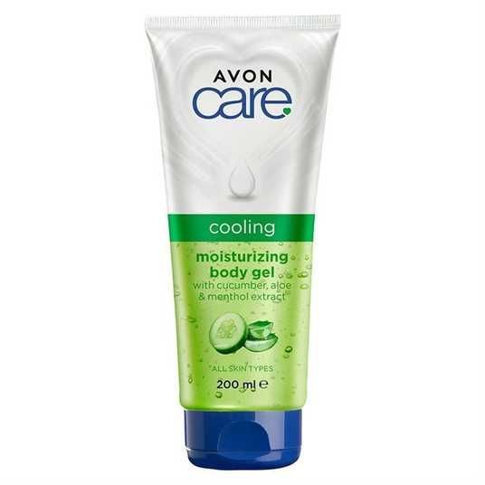Avon Moisturizing body gel "Refreshing care" with cucumber extract, aloe  and menthol, 200 ml - Aloe Vera - Aloe.in.ua