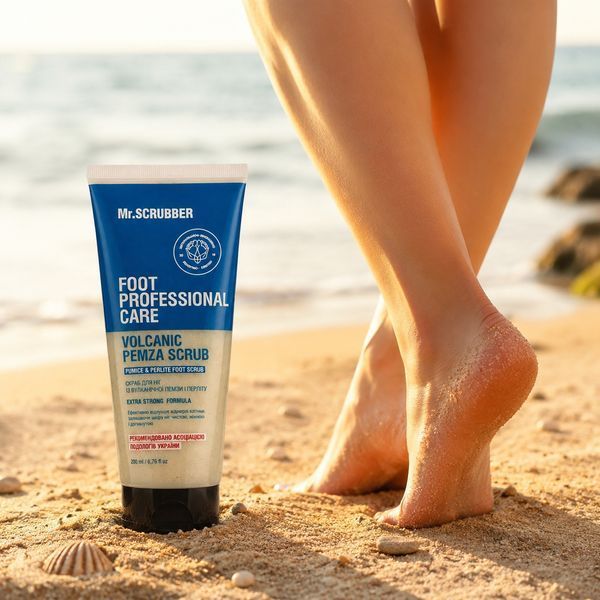 Скраб для ног из вулканической пемзы и перлита Foot Professional Care Mr.SCRUBBER MR0798 фото