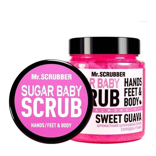 Mr Scrubber Sweet Guava Sugar Baby Hands Feet & Body Scrub cukrowy peeling do ciała z guawą MRS0017 zdjęcie