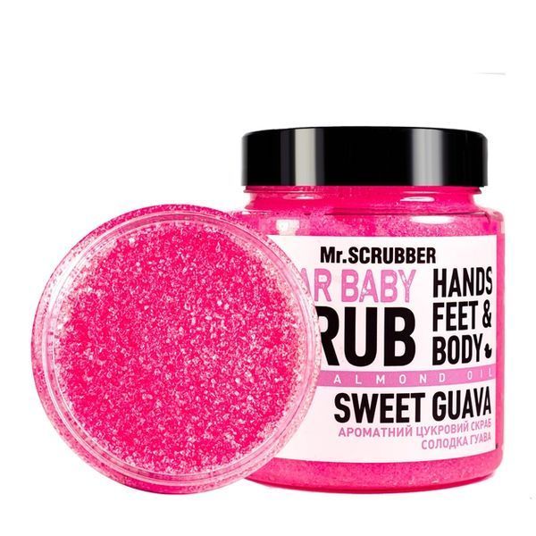 Mr Scrubber Sweet Guava Sugar Baby Hands Feet & Body Scrub cukrowy peeling do ciała z guawą MRS0017 zdjęcie