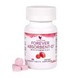 Форевер Абсорбент-D (Forever Absorbent D) 800 МО 60 жувальних таблеток FLP672 фото