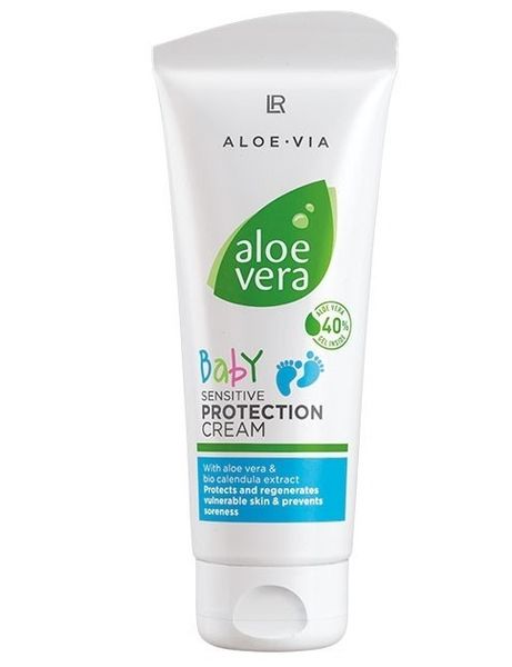 Дитячий крем ніжний захисний Aloe Vera Baby 100 мл LR20319 фото