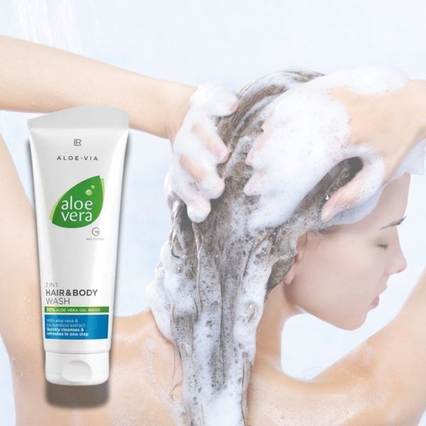 ALOE VIA Шампунь для волосся і тіла 2-в-1 Aloe Vera, LR Health and Beauty, 250 мл LR20633 фото