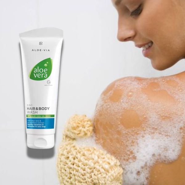 ALOE VIA Шампунь для волосся і тіла 2-в-1 Aloe Vera, LR Health and Beauty, 250 мл LR20633 фото