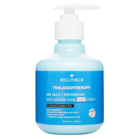 Охлаждающий антицеллюлитный крем для тела Thalassotherapy, HOLLYSKIN H0143 фото