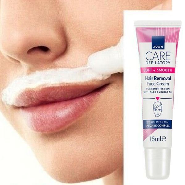 Крем для видалення волосся на обличчі з алое вера Avon Works 42672 фото